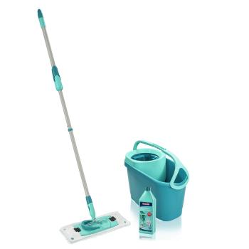 Set mop Leifheit Clean Twist M Ergo + Gratuit detergent pentru podele greu de curățat 1 l