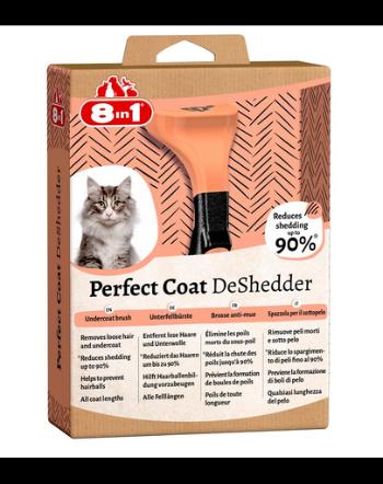 8IN1 Perfect Coat DeShedder Cat perie pentru pisici