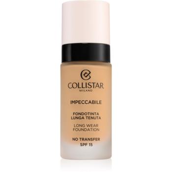 Collistar Impeccabile Long Wear Foundation machiaj persistent SPF 15 3G Golden Natural 30 ml