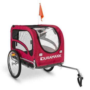 DURAMAXX King Rex, 250 l, cărucior de bicicletă pentru câine, țevi din oțel, 40 kg