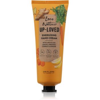 Oriflame Love Nature Up-Loved Upcycled Lemon & Organic Carrot & Ginger crema de maini hidratanta 75 ml