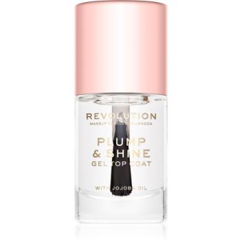 Makeup Revolution Plump & Shine lac de unghii cu efect de gel translucid 10 ml