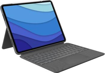 Tablet tok Logitech Combo Touch 12,9"-es iPad Próhoz (5. generációs), szürke - UK