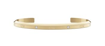 Daniel Wellington Brățară solidă de modă placată cu aur Classic Lumine DW004005 18.5 cm