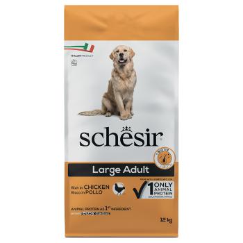 2x12kg Schesir Dog Large Adult csirke száraz kutyatáp