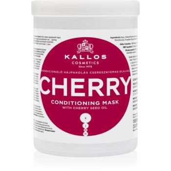 Kallos KJMN Professional Cherry masca hidratanta pentru par deteriorat 1000 ml