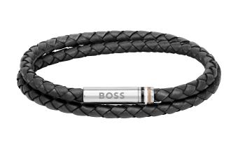 Hugo Boss Brățară dublă elegantă din piele 1580489 19 cm