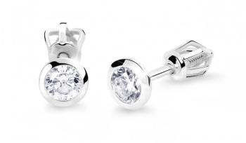Cutie Jewellery Cercei din aur alb cu zirconi Z8003-30-10-X-2