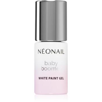 NEONAIL Baby Boomer Paint Gel lac de unghii sub forma de gel culoare White 6,5 ml