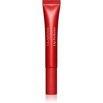 Clarins Lip Perfector Glow gloss buze stralucitor buze si obraz culoare 23 pomegranate glow 12 ml