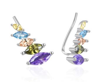 Agato Cercei lungi fermecători cu zircon colorat AGT-E048VC