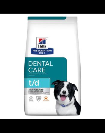 HILL'S Prescription Diet Canine t/d 4 kg Hrana caini,pentru sustinerea sanatatii orale