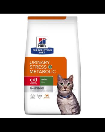 HILL'S Prescription Diet Feline c/d Urinary Stress + Metabolic 8 kg Hrana uscata pisici cu afectiuni ale tractului urinar