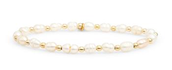 Sparkling Jewels Brățară fermecătoare cu perle Intersellar SBG-PEARL-3MM-MIX