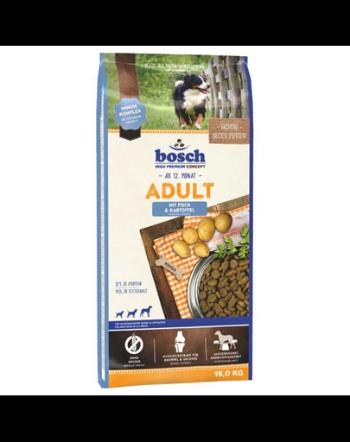 BOSCH Adult Fisch &amp; Potato Hrana uscata pentru caini adulti, cu peste si orez1 kg