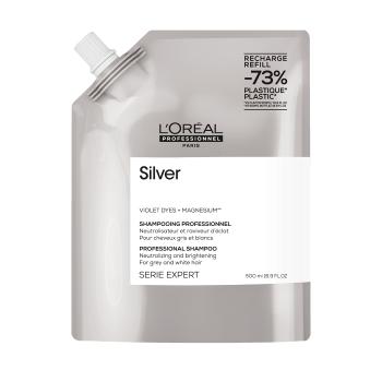 L´Oréal Professionnel Șampon argintiu pentru păr gri și alb Magnesium Silver (Neutralising Shampoo For Grey And White Hair) 500 ml - umplere de rezerv