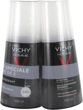 Vichy Set deodorant spray Homme (24h Ultra-Refreshing Deodorant) 2 x 100 ml