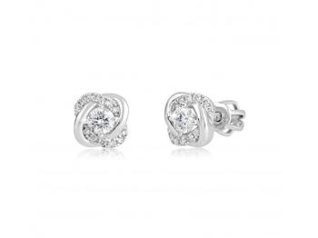 Cutie Diamonds Luxusní náušnice z bílého zlata s diamanty DZ9001-3263-30-00-X-2