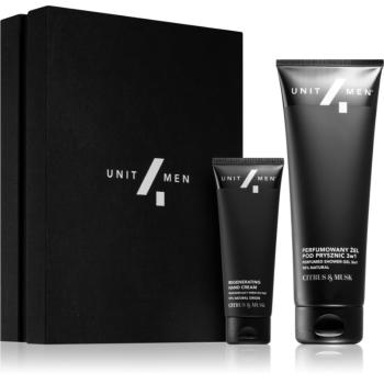 Unit4Men Regenerating set Citrus & Musk set pentru un ten hidratat