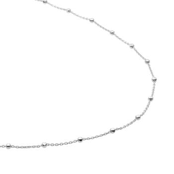 Sparkling Jewels Lănțișor din argint cu biluțe de damă SN-SBS-0 45 cm