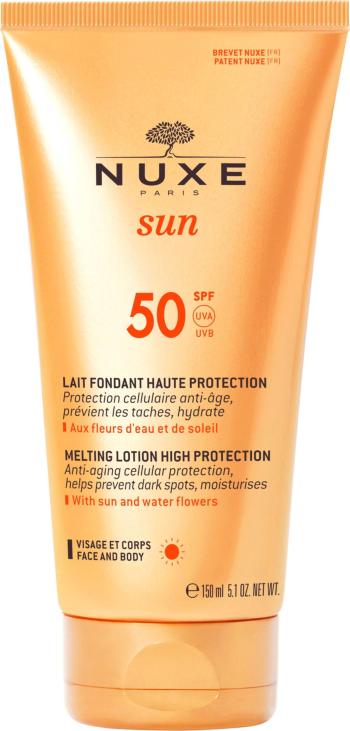 Nuxe Loțiune de protecție solară pentru corp și față SPF 50 Sun (Melting Lotion High Protection) 150 ml