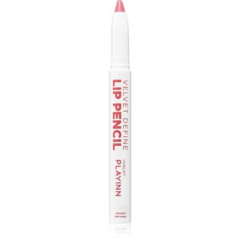 Inglot PlayInn Velvet Define Lip Pencil creion intensiv de buze culoare PALE RASPBERRY 62 1,6 g