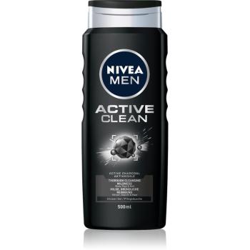 NIVEA MEN Active Clean gel de duș pentru barbati 500 ml