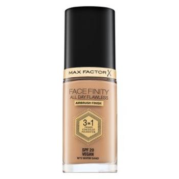 Max Factor Facefinity All Day Flawless Flexi-Hold 3in1 Primer Concealer Foundation SPF20 folyékony make-up 3 az 1-ben 70 30 ml