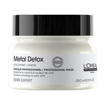 L'Oréal Professionnel Mască pentru păr vopsit și deteriorat, pentru strălucirea părului, culoare de lungă durată, textură bogată Serie Expert Metal De