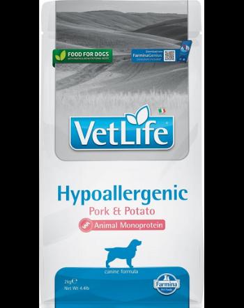 FARMINA VetLife Hypoallergenic Adult Pork Hrana dietetica pentru caini, cu porc 2 kg