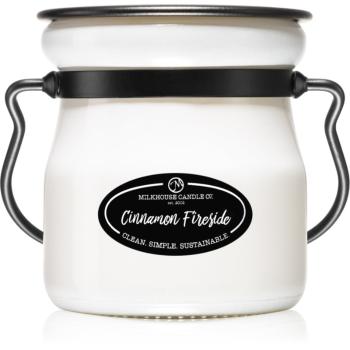 Milkhouse Candle Co. Creamery Cinnamon Fireside lumânare parfumată Cream Jar 142 g