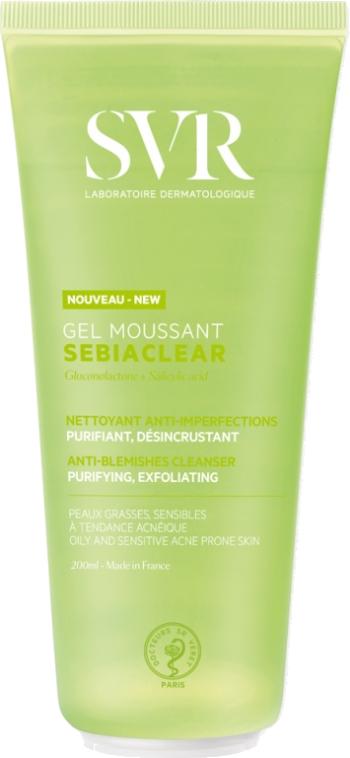 SVR Gel de curățare pentru ten gras și predispus la acnee Sebiaclear (Anti-Blemishes Cleanser) 200 ml