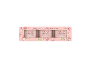 Yankee Candle Set de lumânări votive in sticlă Fresh Cut Roses 3 x 37 g