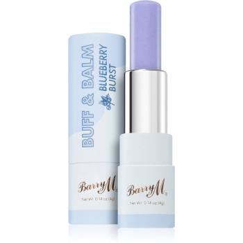 Barry M Buff & Balm balsam pentru netezirea buzelor pentru volum culoare Blueberry Burst 4 ml