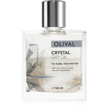 Olival Crystal ulei uscat multifuncțional cu sclipici pentru față, corp și păr 50 ml