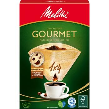 Filtre de cafea Gourmet 1x4, 80 buc.Melitta 