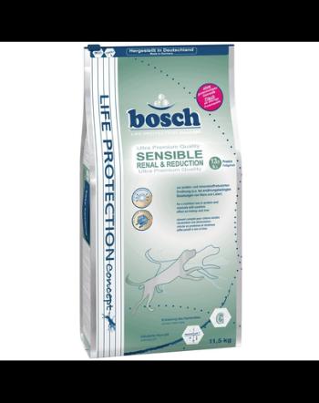 BOSCH Sensible Renal&amp;Reduction hrana uscata pentru caini cu afectiuni renale, hepatice sau urinare 11,5 kg