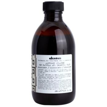 Davines Alchemic Shampoo Chocolate șampon pentru a evidentia culoarea parului 280 ml