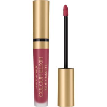 Max Factor Colour Elixir Soft Matte Ruj de buze lichid, de lunga durata culoare 035 Faded Red 4 ml