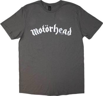 Motörhead Ing Distressed Logo Unisex Charcoal Grey M