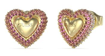 Guess Cercei frumoși placați cu aur Inimioare Beloved JUBE05008JWYGPKT/U