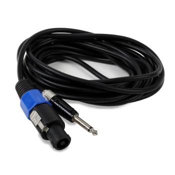 FrontStage Difuzor frontal de conectare pereche cablu PA Plug 6.3mm mono jack Încurcare 5 picioare 2 bucati