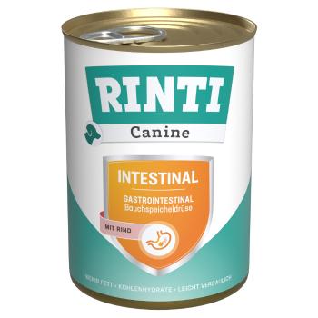 12x400g RINTI Canine Intestinal marha nedves kutyatáp
