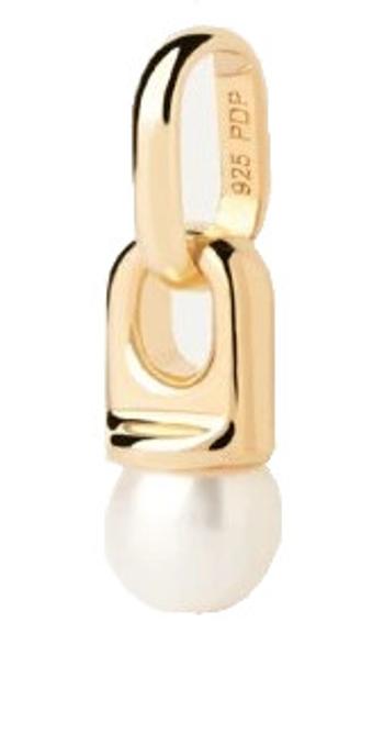 PDPAOLA Pandantiv elegant placat cu aur cu perlă Essentials PE01-080-U