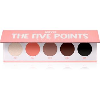 Miyo Eyeshadow The five points paletă cu farduri de ochi culoare 10 Fancy Peach 1 buc