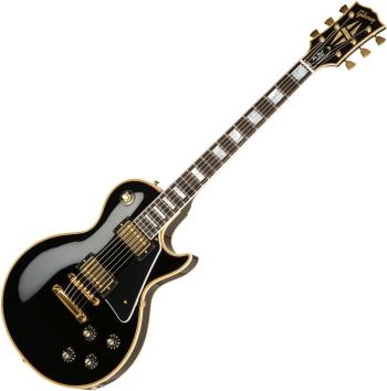 Gibson 1968 Les Paul Custom Reissue Gloss Ebony Elektromos gitár