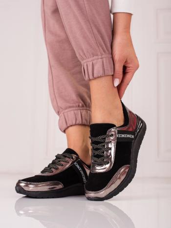 Adidași confortabili de argint pentru femei fără toc