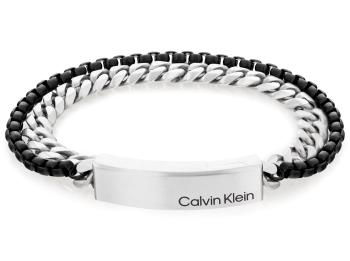 Calvin Klein Brățară dublă bicoloră din oțel Hardware industrial 35000566