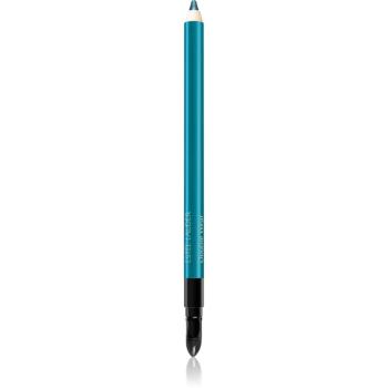 Estée Lauder Double Wear 24h Waterproof Gel Eye Pencil eyeliner gel rezistent la apă cu aplicator culoare Turquoise 1,2 g