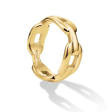 Rosefield Inel de lux placat cu aur JRLR 56 mm